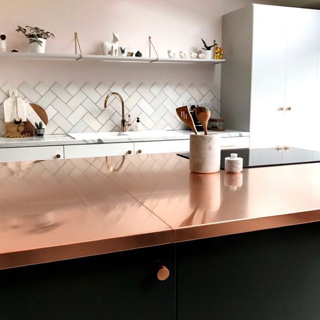 Natural Copper Splashback - Image 6