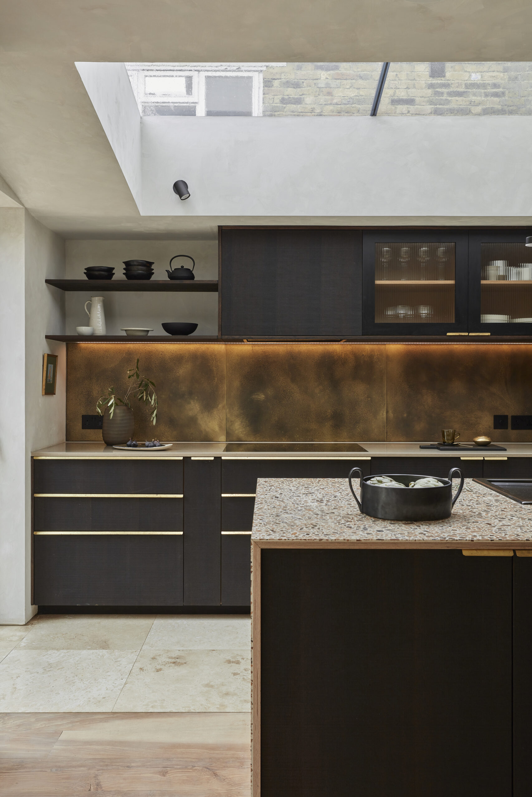 Antique Brass Splashback - Image 2