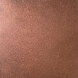 Lightly Burnished Copper Splashback